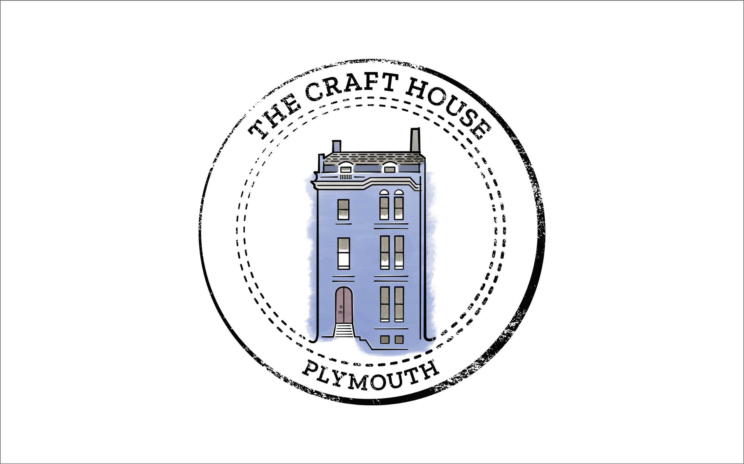 Logo Design for The Craft House Plymouth.  Made by Jon Glanville - Plymouth Graphic Designer.