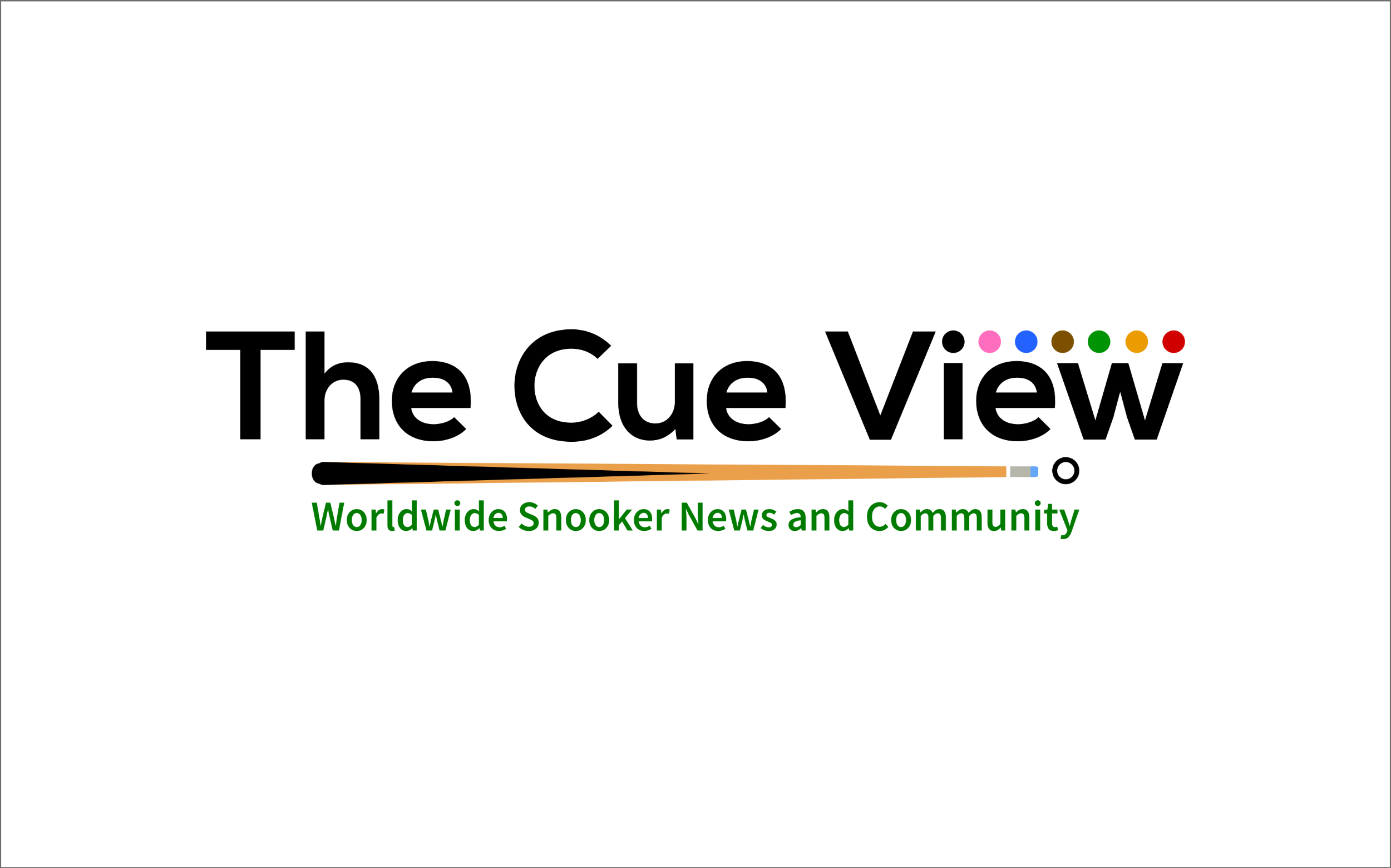 Logo Design for The Cue View.  Made by Jon Glanville - Plymouth Graphic Designer.