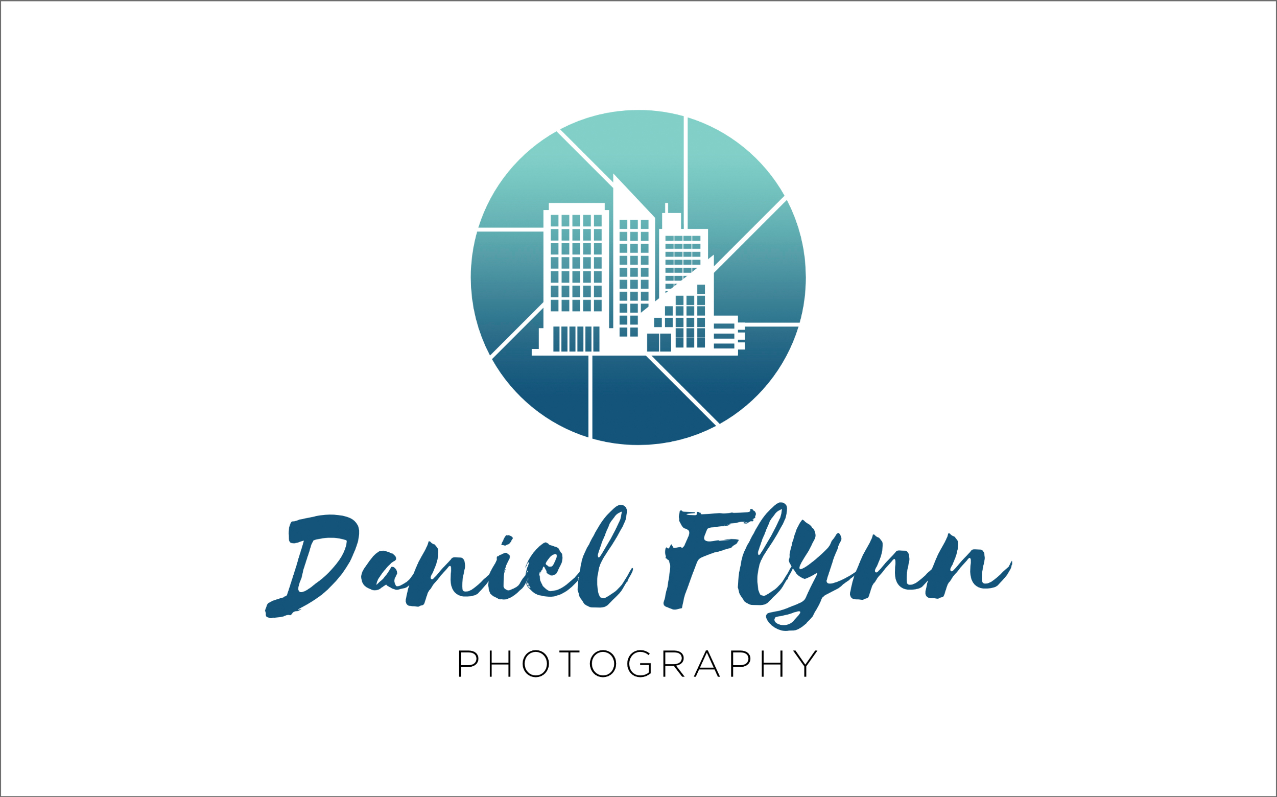Logo Design for Daniel Flynn Photography.  Made by Jon Glanville - Plymouth Graphic Designer.