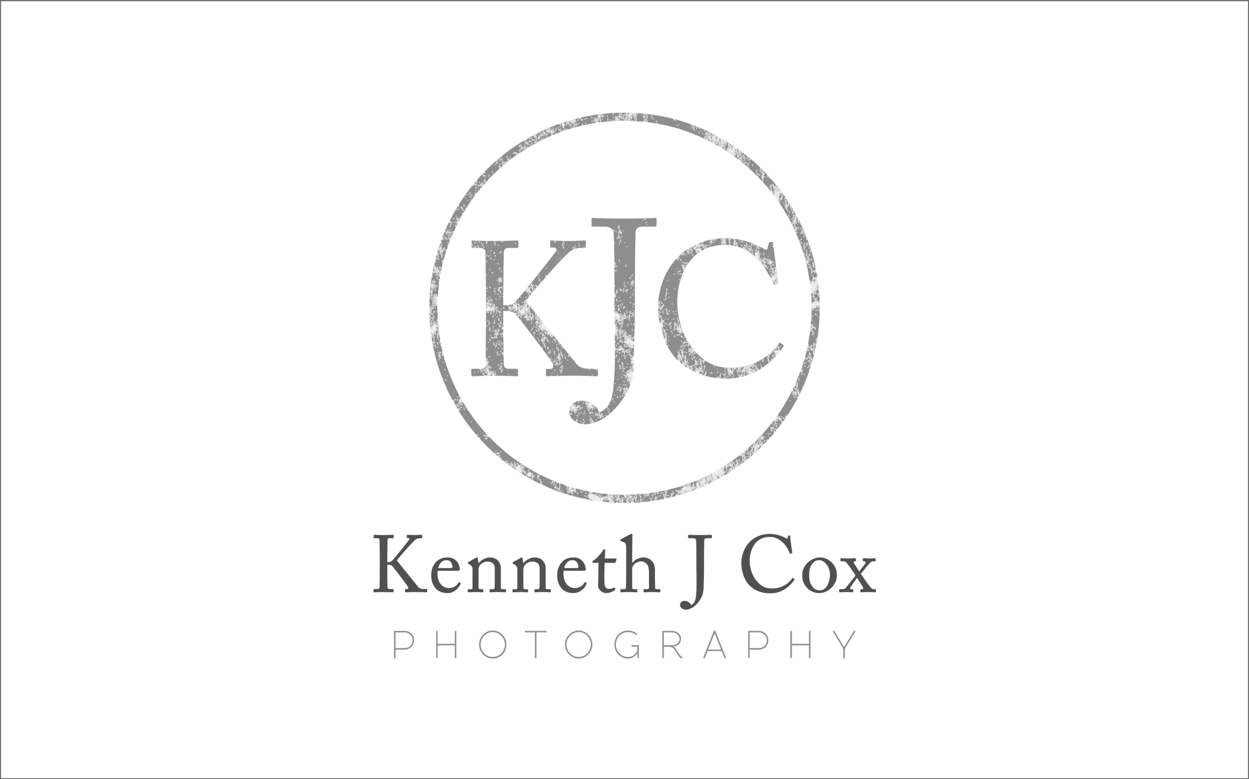 Logo Design for Ken Cox Photography.  Made by Jon Glanville - Plymouth Graphic Designer.
