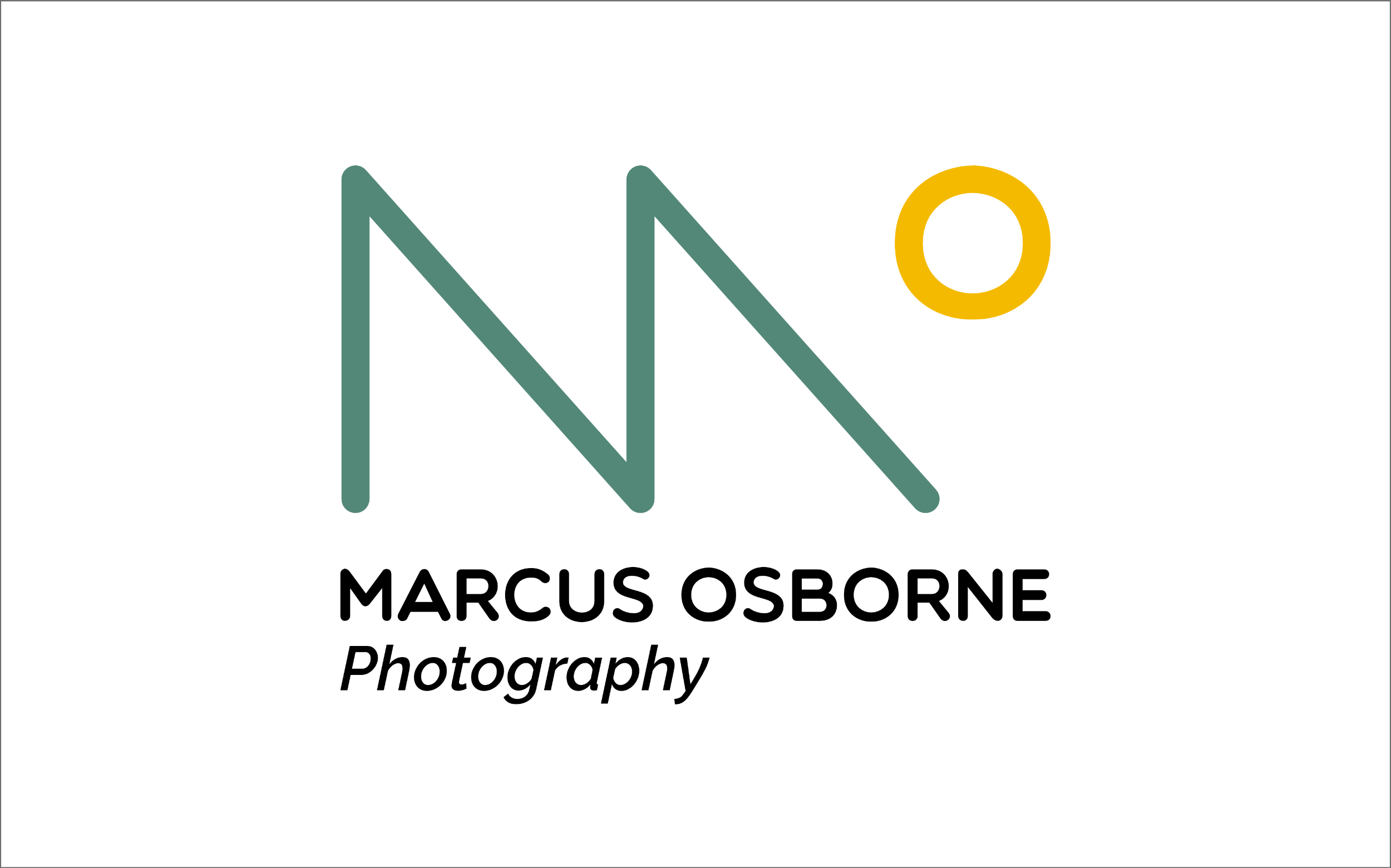 Logo Design for Marcus Osborne Photography.  Made by Jon Glanville - Plymouth Graphic Designer.