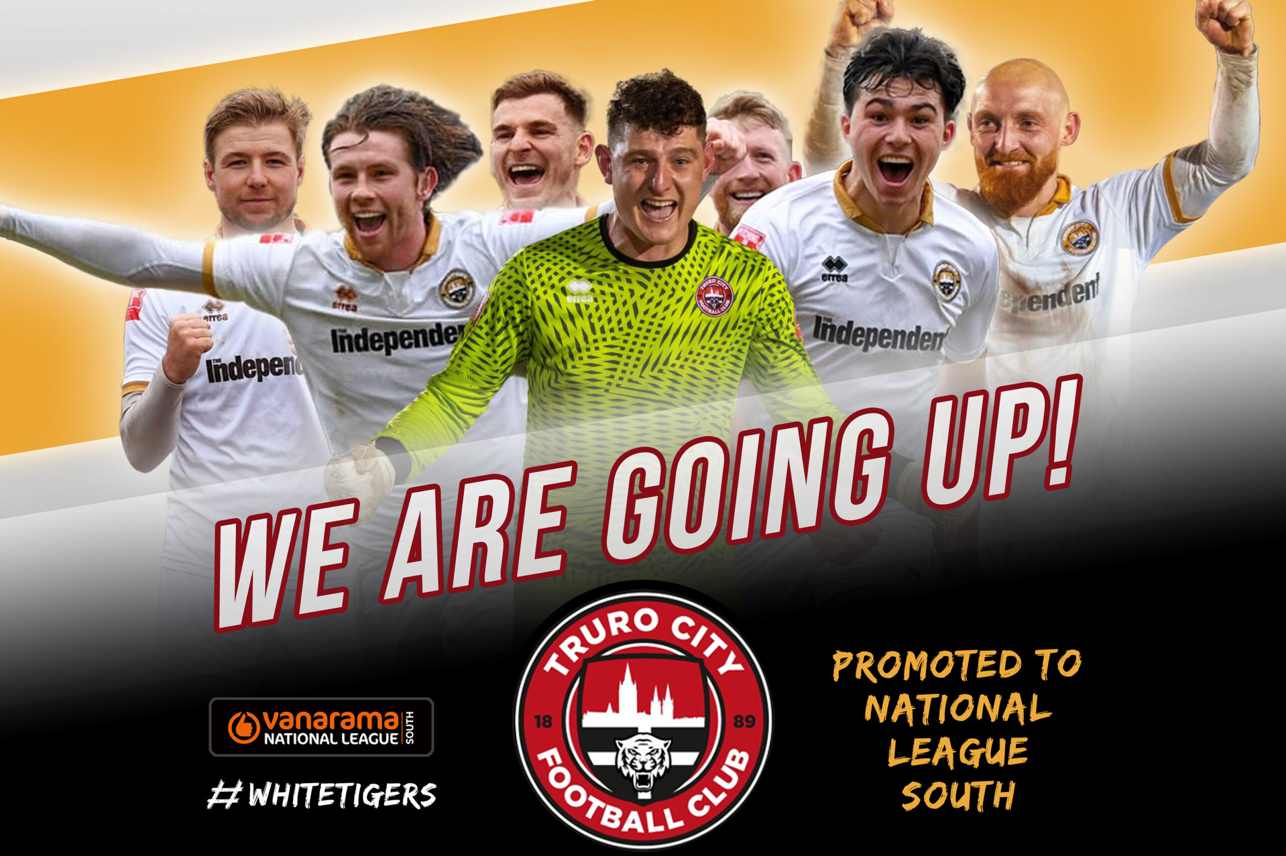 Social Media Graphic for Truro City Football Club. Made by Jon Glanville - Plymouth Graphic Designer.